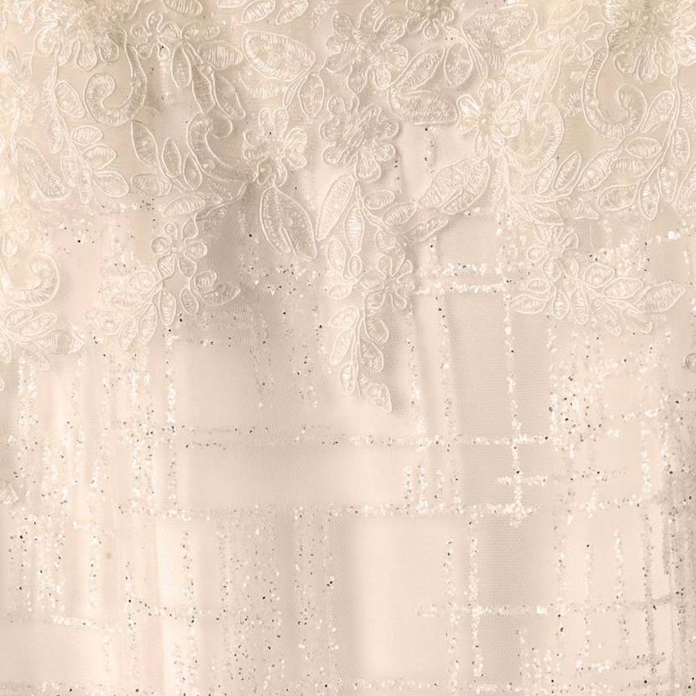 Lulu's White Lace Plunging V-Neck Spaghetti Strap Wedding Dress - Picture 5 of 10